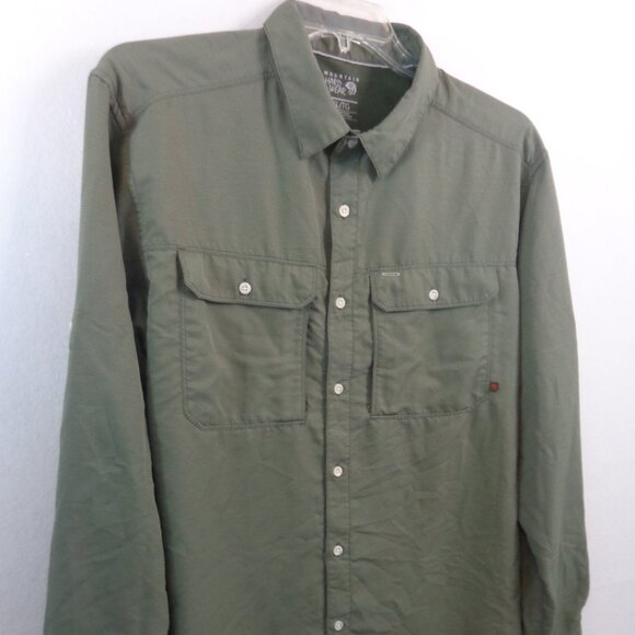 Mountain Hardwear Shirt Men's Long Sleeve Vented Button Down - Picture 6 of 13